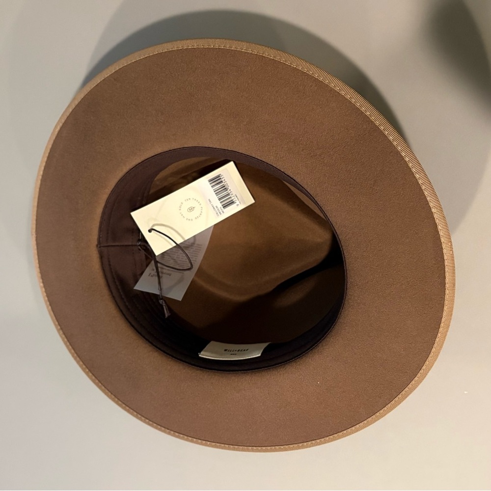 Will + Bear Wool Wide Brim Hat Calloway Medium Unisex Festival Fedora - Picture 10 of 11
